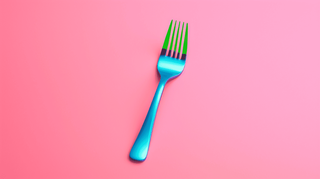 Dessert Fork on a Table