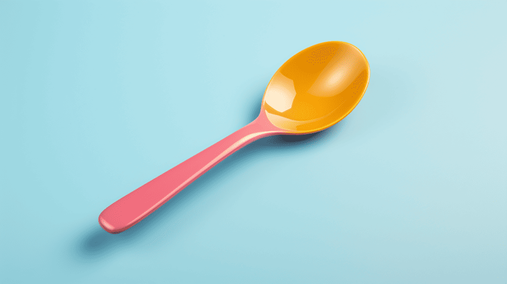 Dessert Spoon on a Table