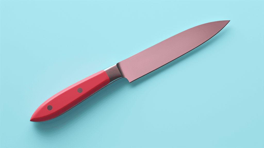 Kitchen Knife on a Table
