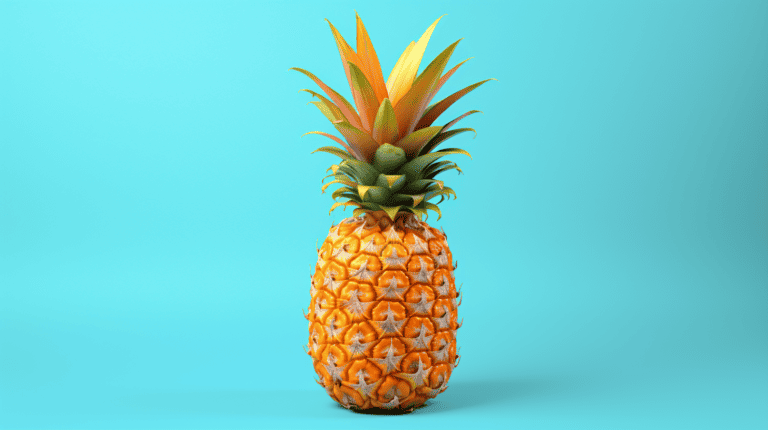 Pineapple on a Table
