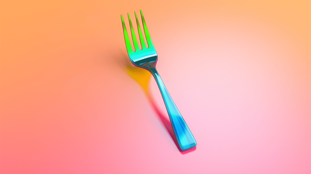 Salad Fork on a Table