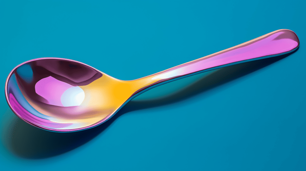 Serving Spoon on a Table