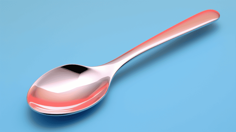 Soup Spoon on a Table