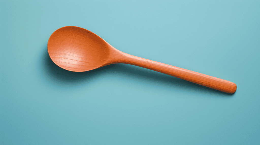 Wooden Spoon on a Table