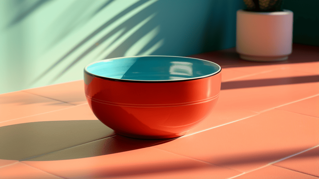 Ceramic Bowl on a Table