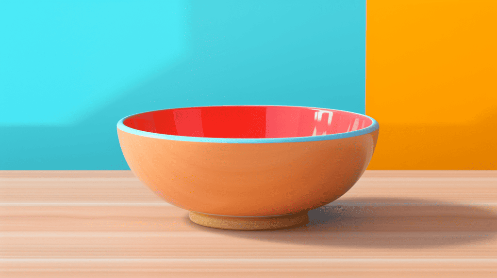 Ceramic Bowl on a Table