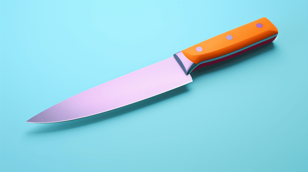 Chef Knife on Table