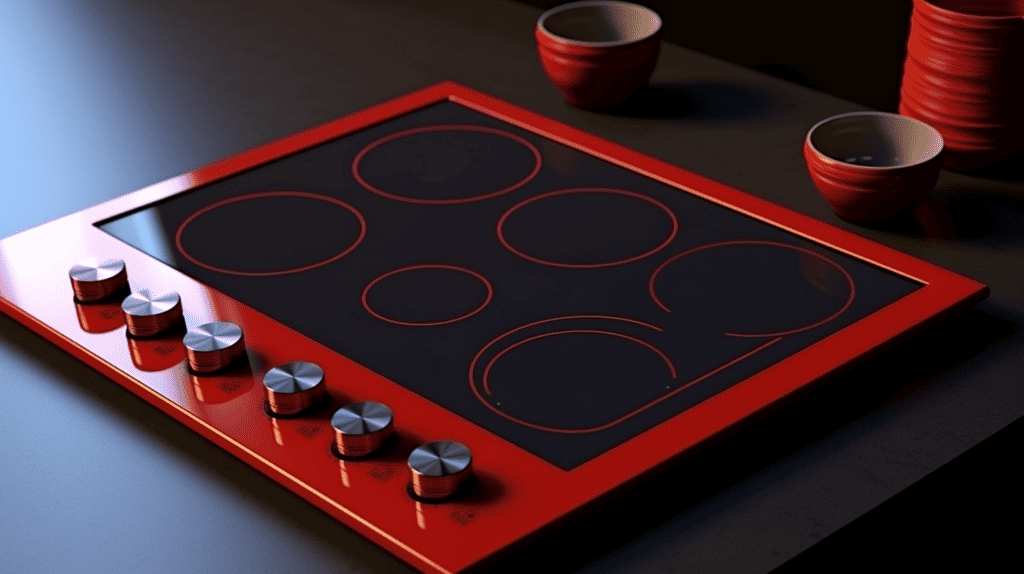 Electric Cooktop with Downdraft