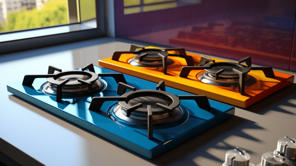 Gas Cooktop with Downdraft