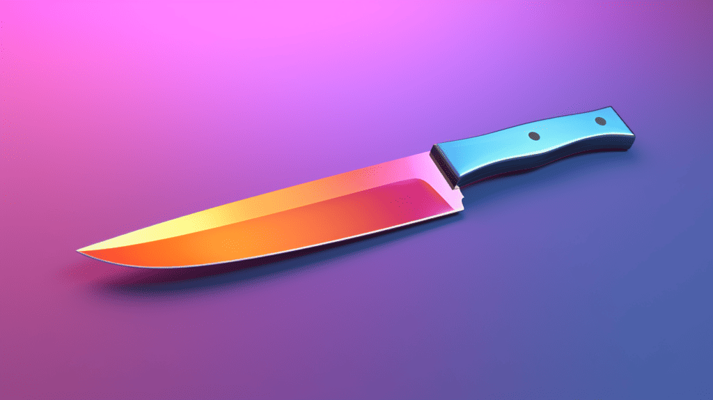 Honesuki Knife on a Table