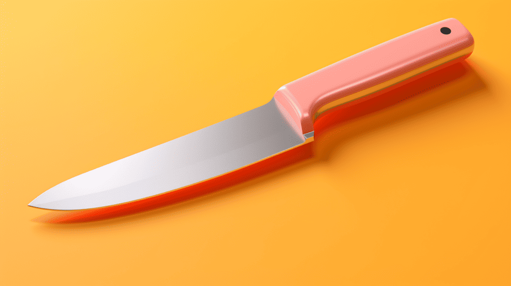 Nakiri Knife on Table