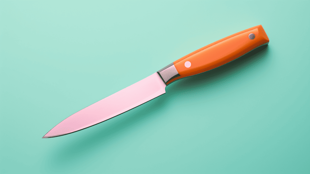 Paring Knife on a Table