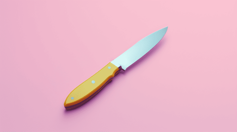 Petty Knife on a Table